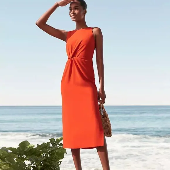 NWT Ann Taylor Midi Dress - Picture 3 of 3